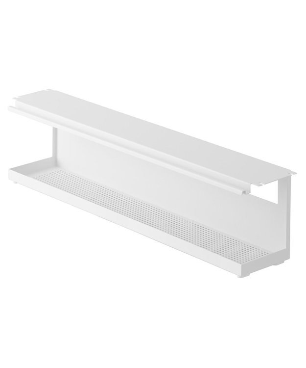 tower デスク下天板ケーブルラック タワー ロング ホワイト ホワイト