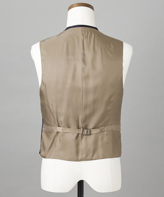 GOTAIRIKU シワになりにくい【御幸毛織/みゆきけおり】Superior160s 3ピーススーツ（ネイビー） ネイビー系