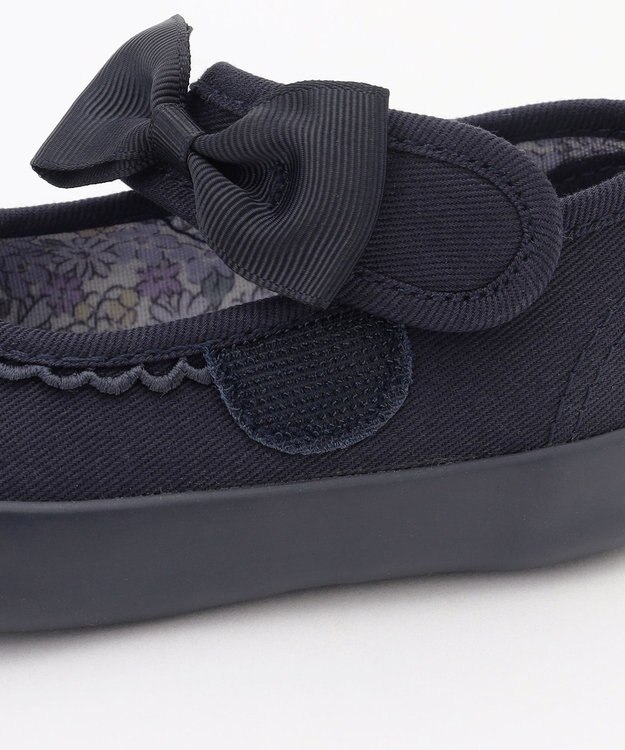 ANY KIDS リボンバレエシューズ ネイビー