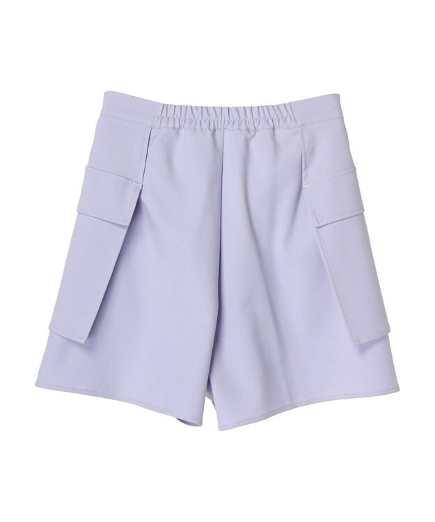 earth music&ecology デザインポケットショートパンツ Purple