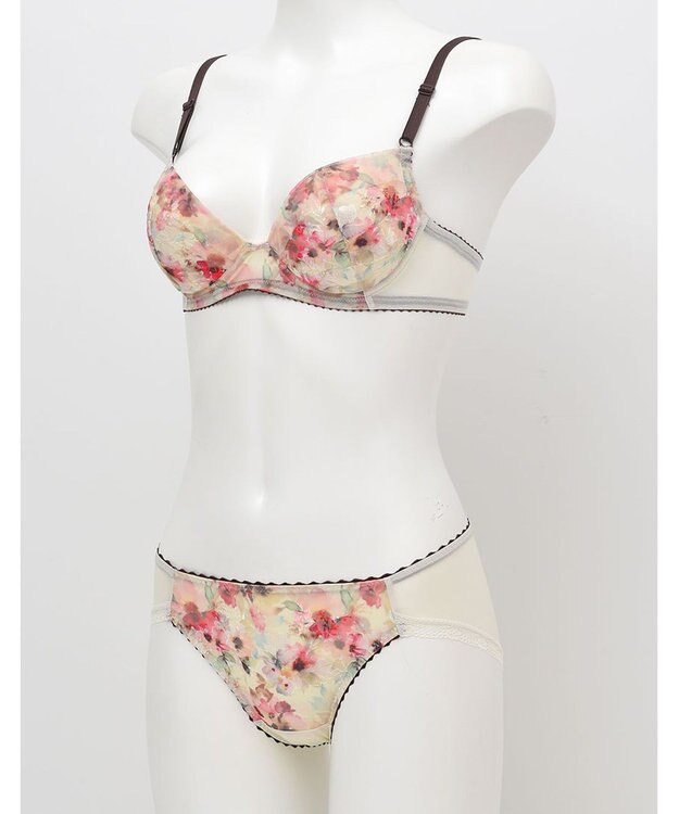 Wing WEB限定　ブラ＆ショーツセット　3/4カップブラ　ウイング／ワコール　CB3710 ベージュ