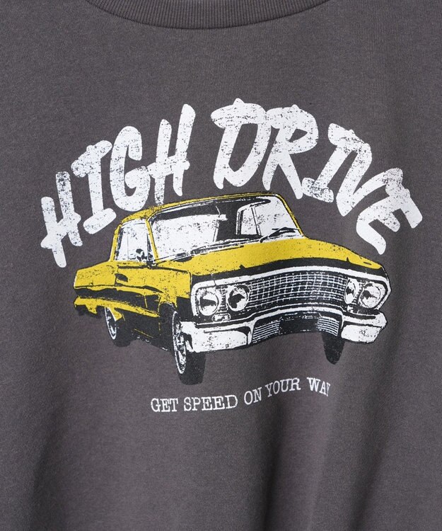 WEGO ヴィンテージライクショートスウェット 柄1