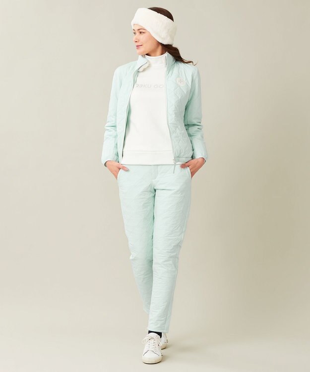 23区GOLF 【WOMEN】中綿ベーシックパンツ スカイブルー系