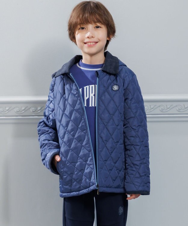 J.PRESS KIDS 【100-130cm】20/2 天竺ロゴ カットソー ダルブルー系