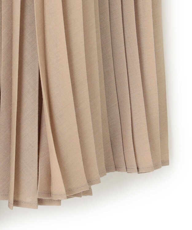 23区 【GOLD LABEL】TWシアーコンビ ラップスカート キャメル系