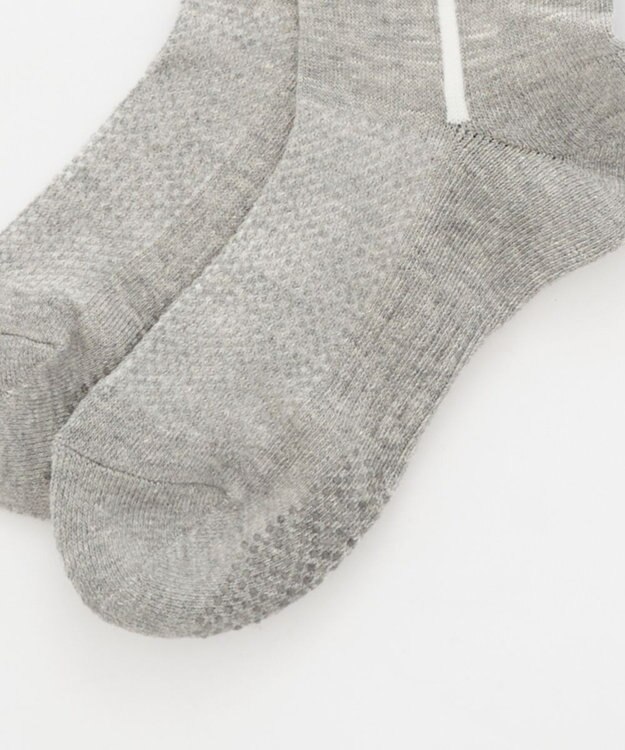 FILA GOLF／marie claire 【LOUDMOUTH】ロゴ入りニーハイソックス Light Gray