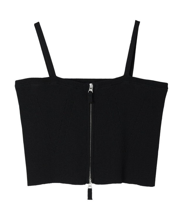 Green Parks ■ＥＳＣＡＲ　２ｗａｙ　ｗーｚｉｐ　ニットキャミ Black