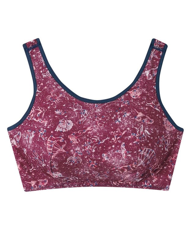 une nana cool MADEWITHLIBERTYFABRICナイトアップブラ エンジ