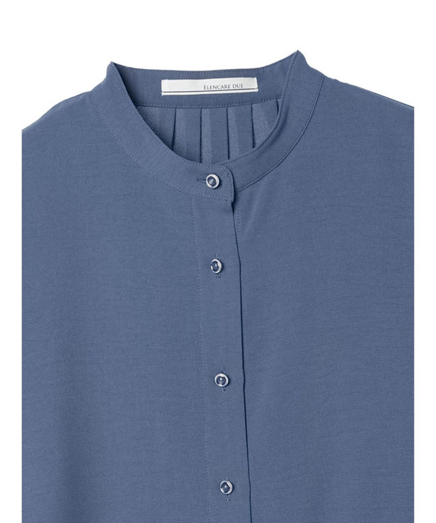 Green Parks ・ＥＬＥＮＣＡＲＥ　ＤＵＥ　バックプリーツブラウス Blue