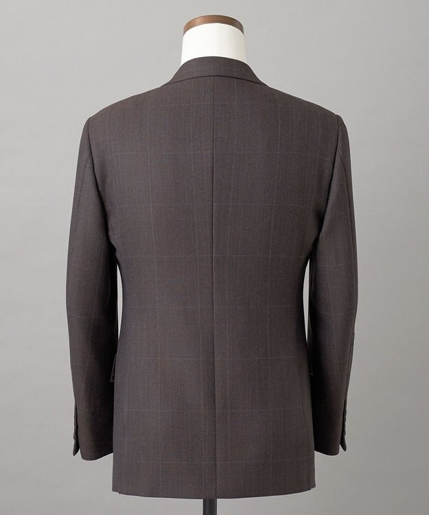 GOTAIRIKU 【ZEGNA/ゼニア】ISLANDFLEECE/アイランドフリース 3ピーススーツ（ブラウン×格子） ダークブラウン系4