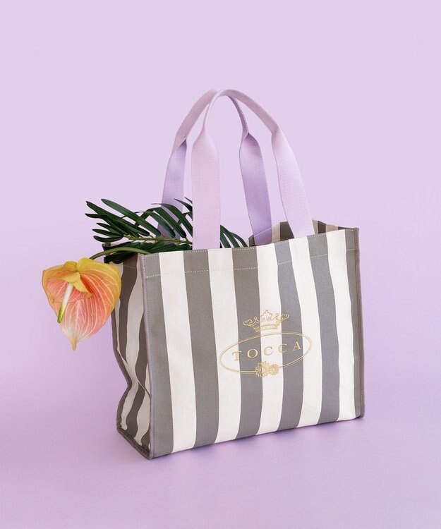 TOCCA TOCCA HOTEL CANVASTOTE L トートバッグ L ライトグレー系