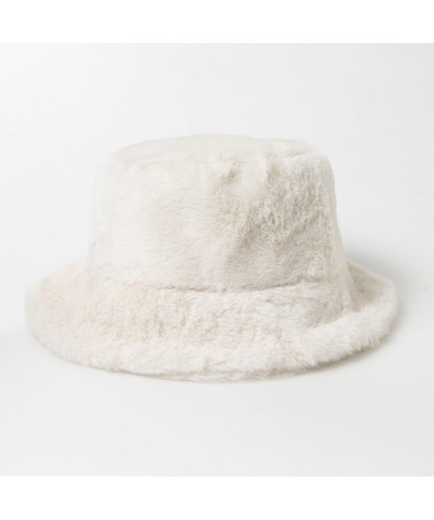 UNBILLION カシュネ cache nez / フェイクファーバケットハット アイボリー