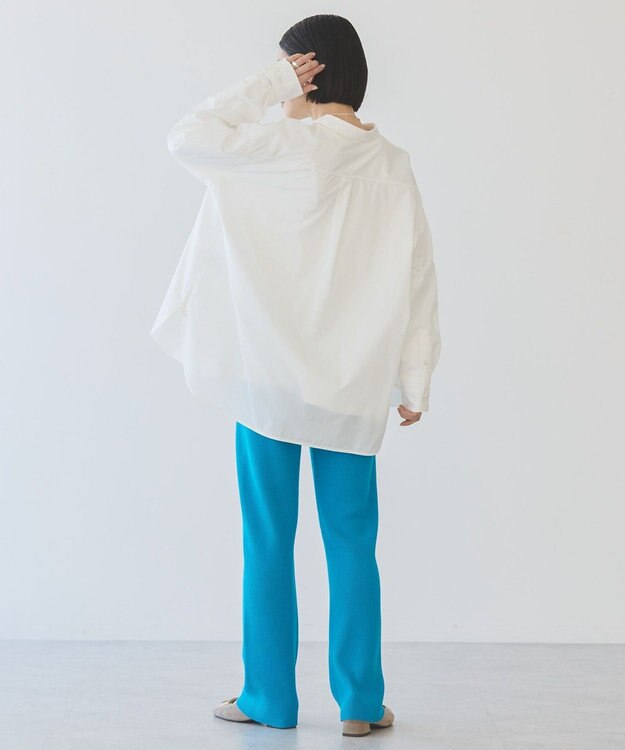 AMERICAN HOLIC リブニットパンツ Blue