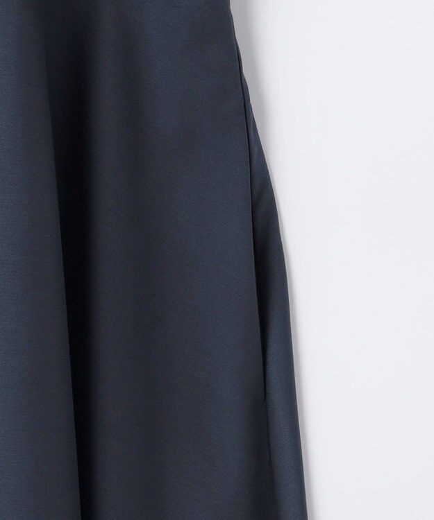 組曲 L 【先行予約】シアーボイル フリル袖ワンピース ネイビー系