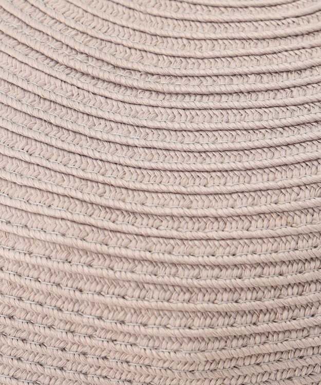 TOCCA 【UV90%以上カット・吸水速乾・抗菌防臭・洗える・サイズ調整可】POINT OF RIBBON BRAIDHAT 帽子 ライトグレー系
