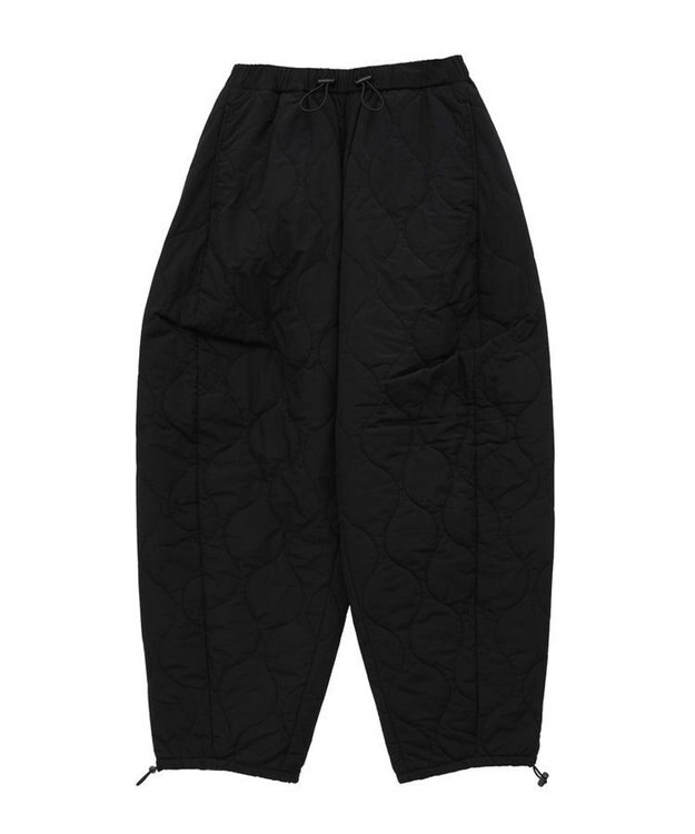 Green Parks キルティングカーブパンツ Black