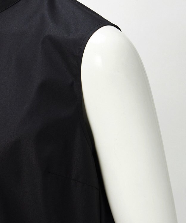 23区 【R(アール)】ルミナスコットン イレギュラーヘム ブラウス ブラック系