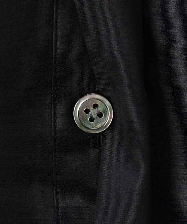 23区 【R(アール)】ルミナスコットン イレギュラーヘム ブラウス ブラック系