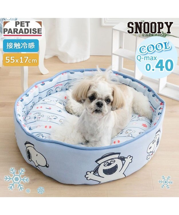 PET PARADISE スヌーピー クールカップ 《ブラザーズ》 Ｍ ライトブルー