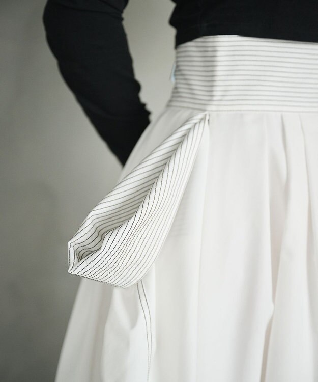 #Newans ドロップスクエアスカート ホワイト