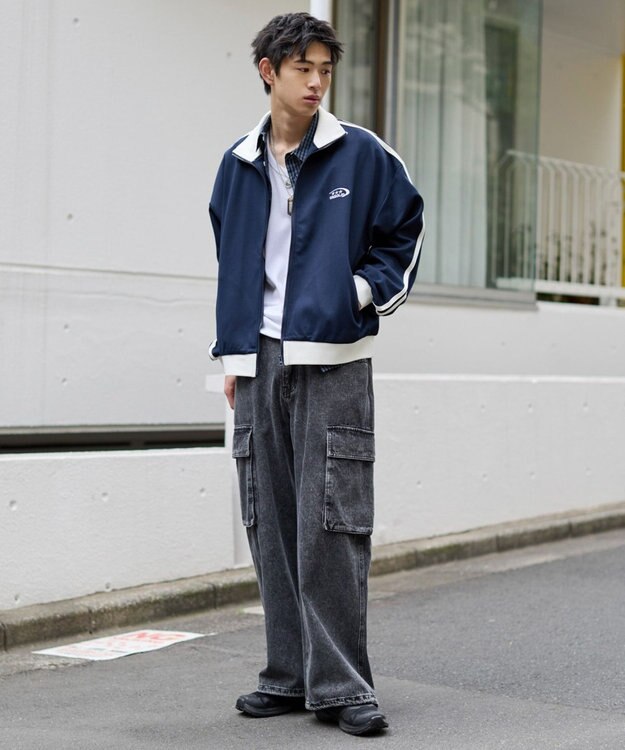 WEGO ライントラックジャケット ネイビー