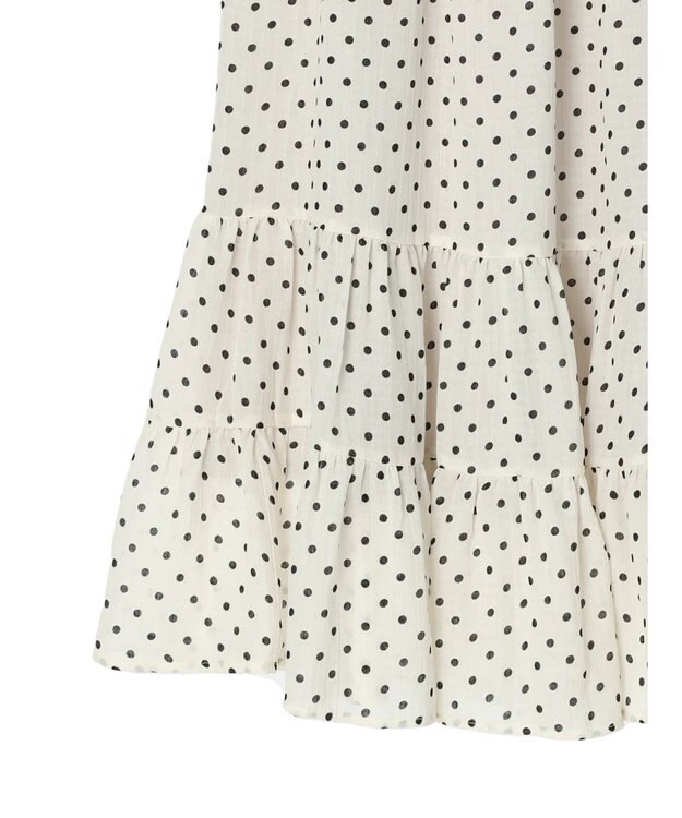 earth music&ecology ちょっとレトロなティアードスカート Dot