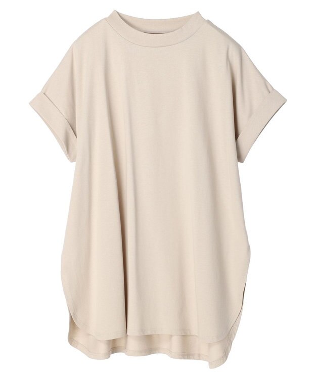 Green Parks 汗じみ防止Ｗカフスフレンチチュニック Light Gray