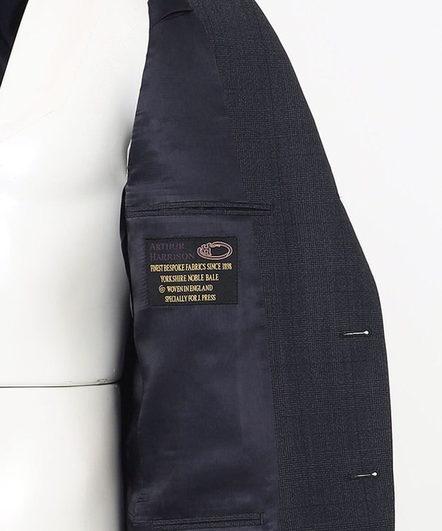J.PRESS MEN 【WEB・一部店舗限定】グレナカートチェック スーツ ネイビー系4