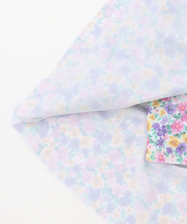 ANY KIDS 小花柄 セパレート水着 エクリュ