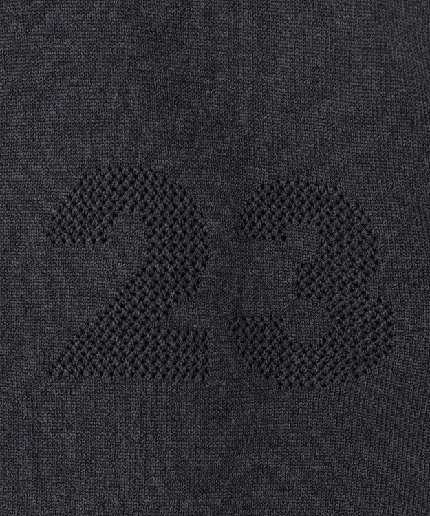 23区GOLF 【MEN】【ウォッシャブル】フルジップニットブルゾン グレー系