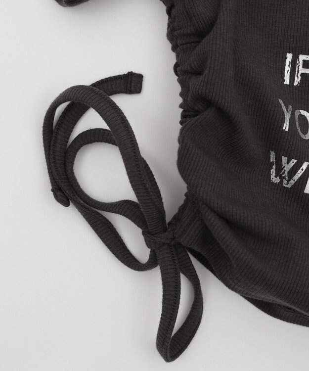 WEGO グラフィックサイドドロストリブちびT スミクロ