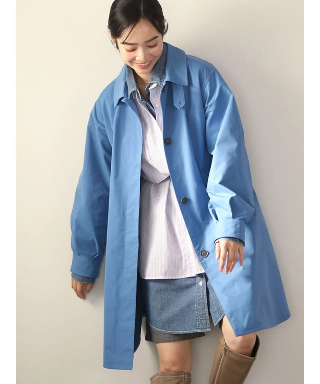 Green Parks ミディ丈デニムシャツワンピース Indigo