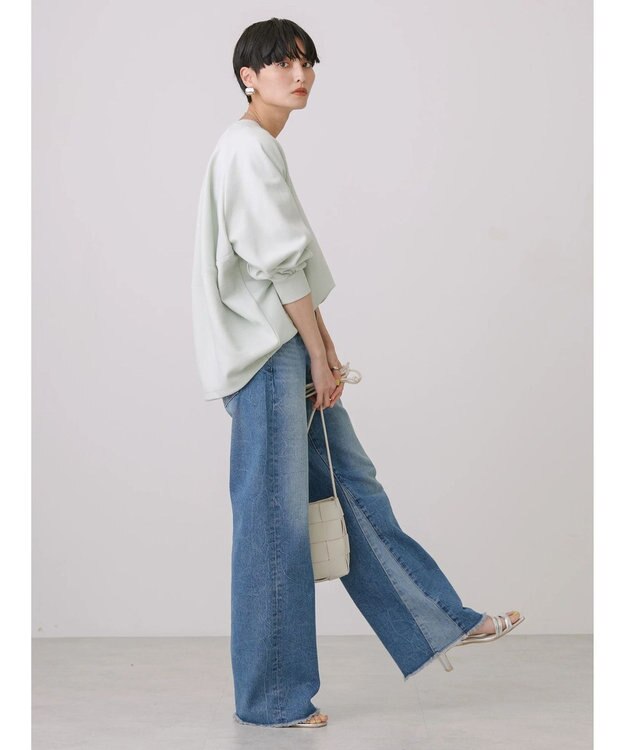 AMERICAN HOLIC ポンチバックドレープラグランプルオーバー Mint