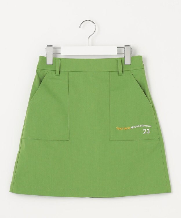 23区GOLF 【WOMEN】【ストレッチ】アポロックスカート グリーン系