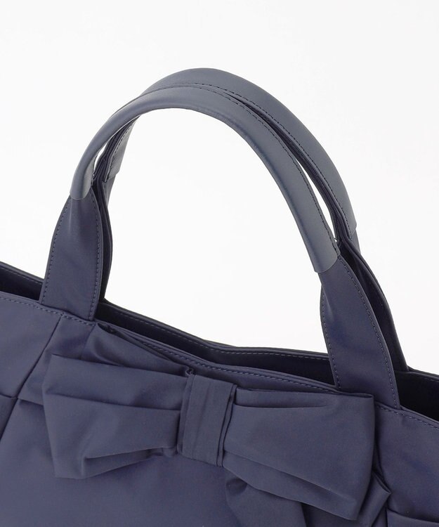 TOCCA 【大人百花掲載】KNOT IN HEART NYLONTOTE M トートバッグ M ネイビー系