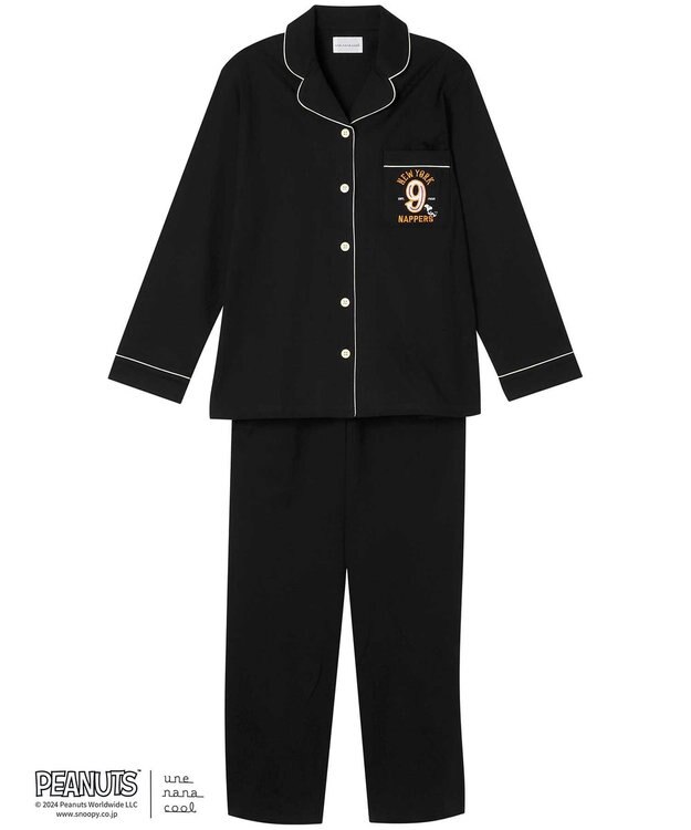 une nana cool MADE WITH PEANUTS 【綿100％】ハイゲージ天竺パジャマ BL