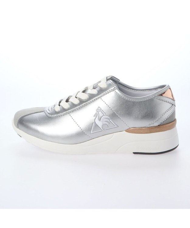 Riz raffinee <Riz raffinee>【le coq sportif×Riz raffinee】厚底スニーカー シルバー