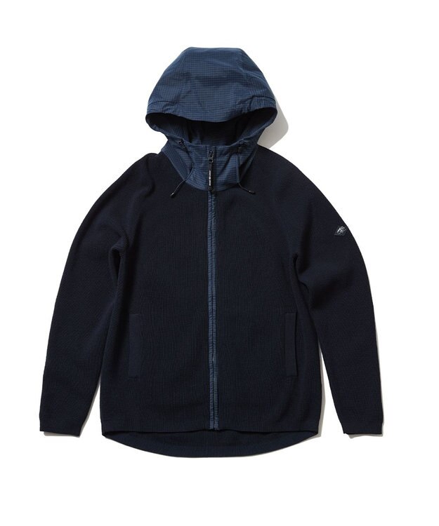 JOSEPH ABBOUD MOUNTAIN 【UNISEX】コーデュラコットン パーカー ネイビー系