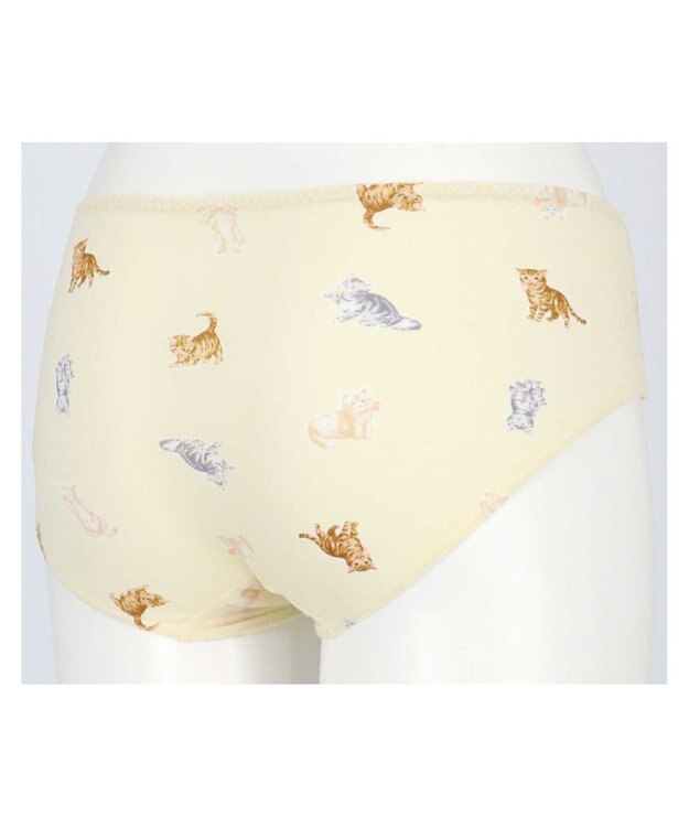 une nana cool 猫プリント ショーツ WH