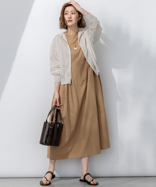 23区 ホーン ネックレス ベージュ系