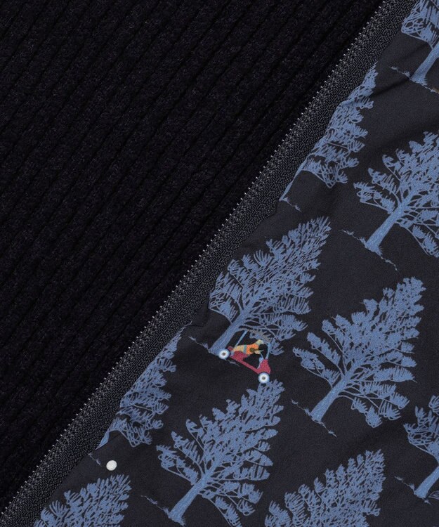 23区GOLF 【WOMEN】ストレッチモール リバーシブル ベスト 1着で2着分のお得感 温度調節に◎ ネイビー系