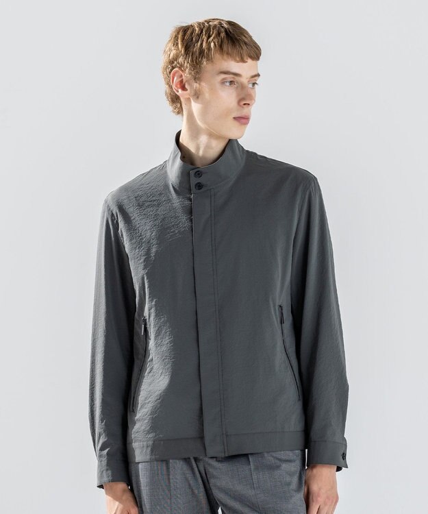 JOSEPH HOMME 新素材【ストレッチ】グレインウェーブストレッチ / ブルゾン ダークグリーン系