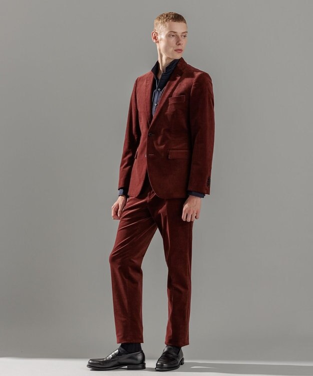 JOSEPH HOMME ディープコーデュロイストレッチ　ジャケット ワイン系
