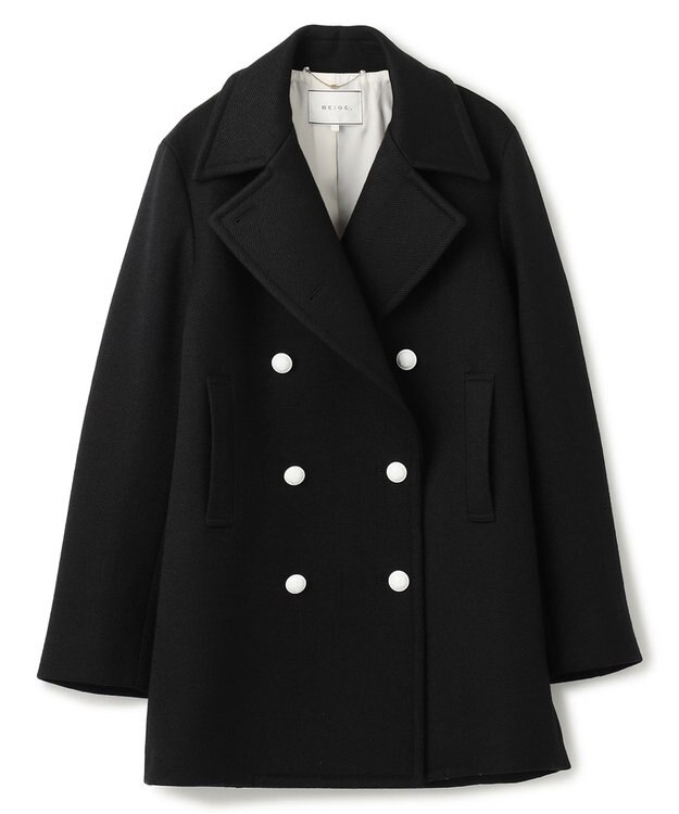 BEIGE， 【S-size】TOURNELLES / Pコート Black