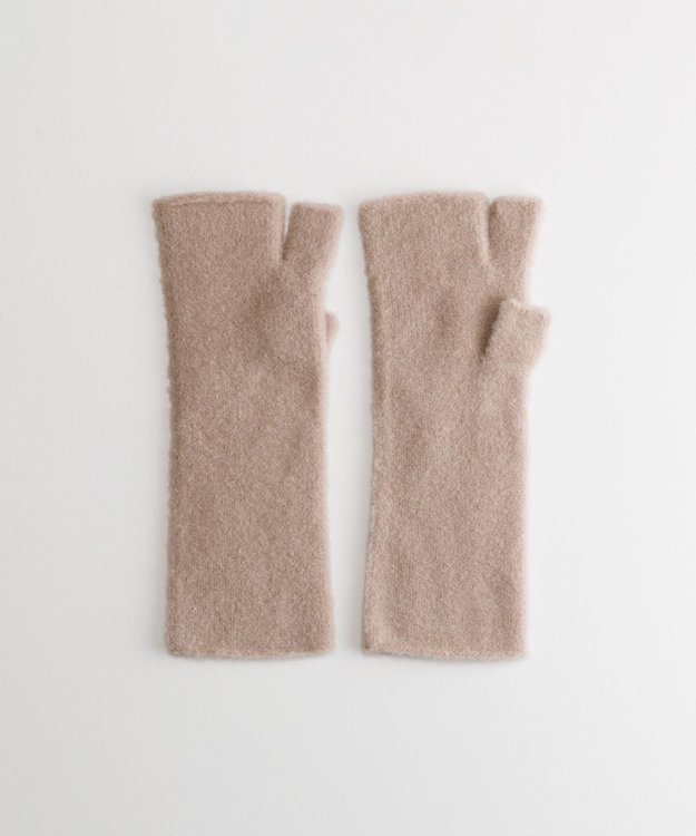 ORuKuBET ソフトニットフィンガーレスグローブ(WOMEN) ベージュ