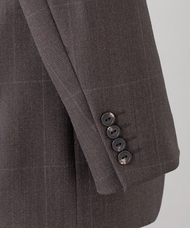 GOTAIRIKU 【ZEGNA/ゼニア】ISLANDFLEECE/アイランドフリース 3ピーススーツ（ブラウン×格子） ダークブラウン系4