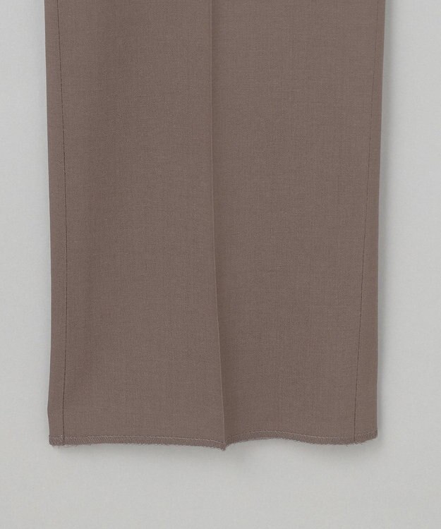 GOTAIRIKU ロングセラー【洗える/折り目加工/シワになりにくい/ウエストアジャスター】ウォッシャブル サマーウール100％パンツ_限定色(ノータック)25年モデル 新色/ブラウン系