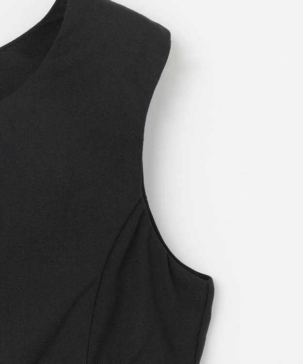 ANY KIDS モノトーン音符ジャンパースカート ブラック