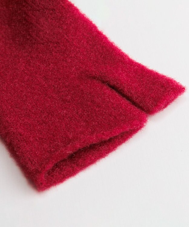 ORuKuBET ソフトニットフィンガーレスグローブ(WOMEN) レッド