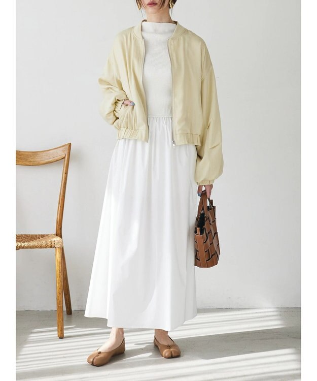 Green Parks AnriettMusee ＭＡ－１ブルゾン Beige